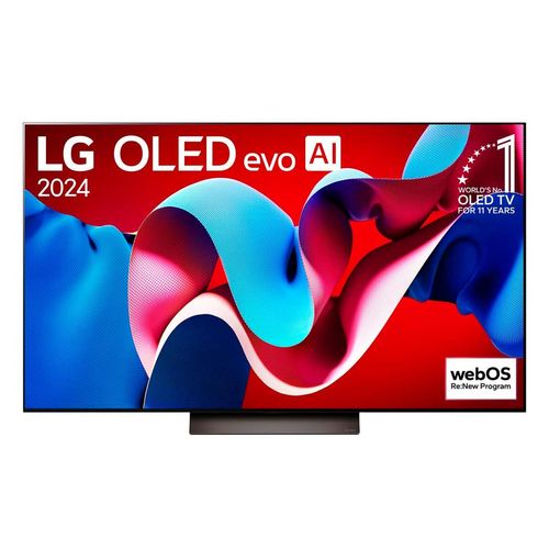 Pantalla de 55p Lg 4k geforce negro oled55c4psa
