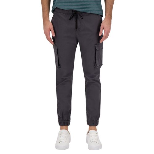 Jogger Cargo De Gabardina Para Caballero Holstone Gris 1201