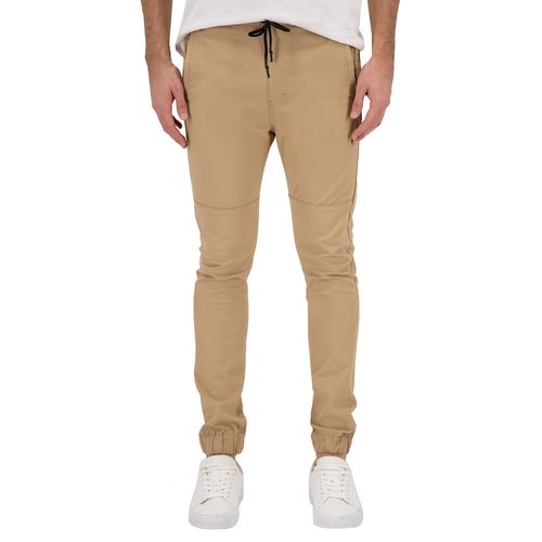 Jogger De Gabardina Para Caballero Holstone Caqui 1200