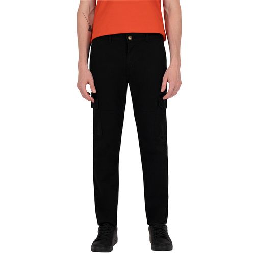 Pantalón Chino Cargo Para Caballero Holstone Negro 1305