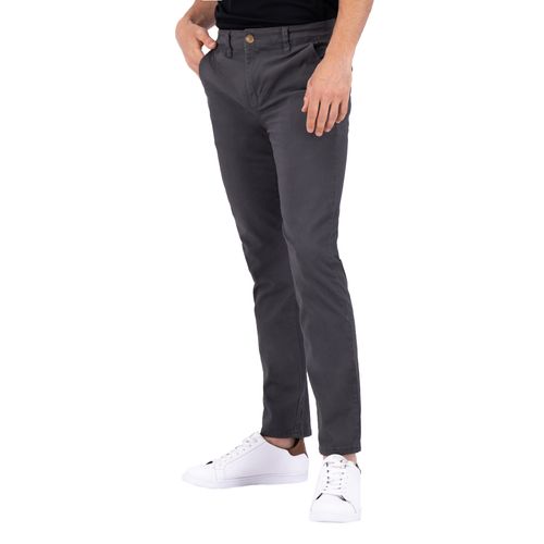 Pantalón Chino Para Caballero Holstone Gris 1500