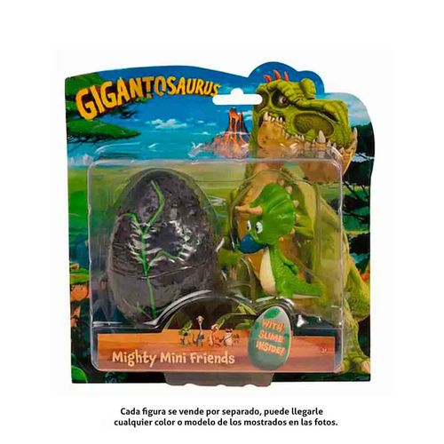 Huevo de dinosaurio con slime Gigantosaurios multicolor ggn01000