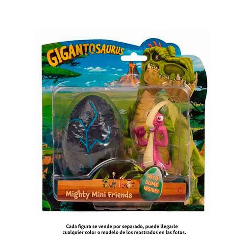 Huevo de dinosaurio con slime Gigantosaurios multicolor ggn01000