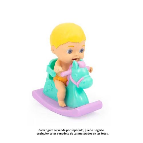 Muñeca con caBallito mecedor Amicicci multicolor cc010000