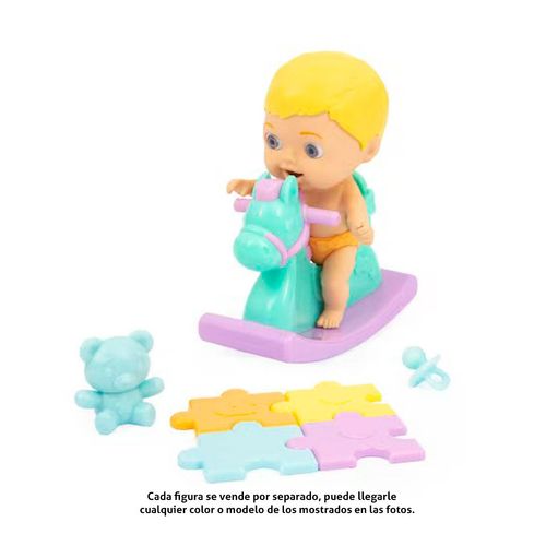Muñeca con caBallito mecedor Amicicci multicolor cc010000