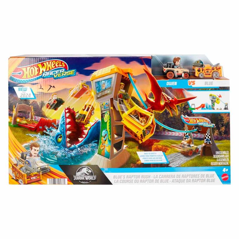 Autopista Jurassic World Hot Wheels Multicolor HWV65 La Marina