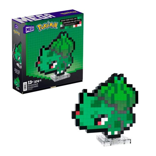 Mega bulbasaur pixel Pokemon multicolor hth75