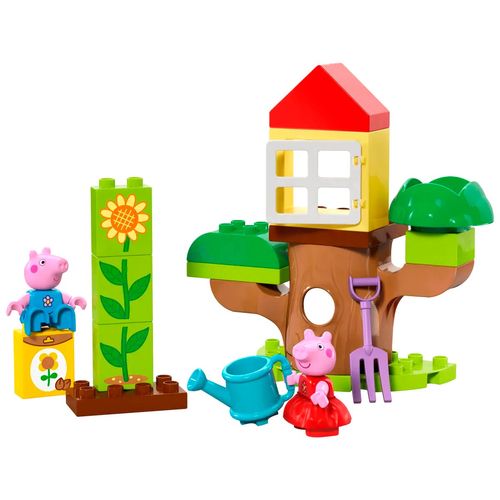 Set Armable Jardín Y Casa Del Árbol Peppa Pig Lego Multicolor 10431