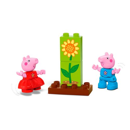 Set Armable Jardín Y Casa Del Árbol Peppa Pig Lego Multicolor 10431