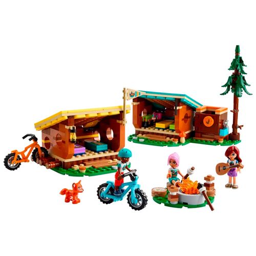 Set Armable Campamento Cabañas Confortables Lego Multicolor 42624