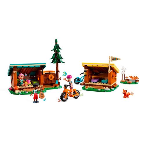 Set Armable Campamento Cabañas Confortables Lego Multicolor 42624