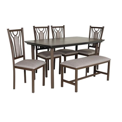 Antecomedor de 4 sillas Dolce Casa miller café