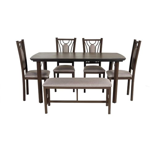 Antecomedor de 4 sillas Dolce Casa miller café