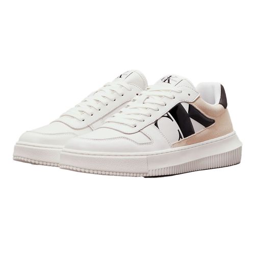 Tenis Choclo Para Caballero Calvin Klein Blanco YM0YM00996-01W