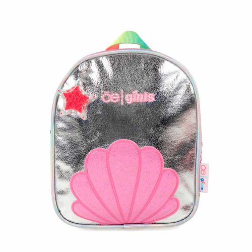 Mochila Para Niña Estampado De Concha Oe Girls Multicolor 4BLGP24554PLA