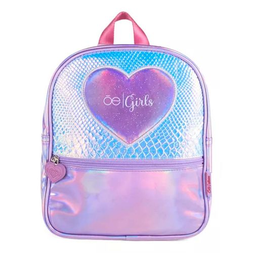 Mochila Para Niña Estampado De Corazón Oe Girls Multicolor 4BLGI23350LIL