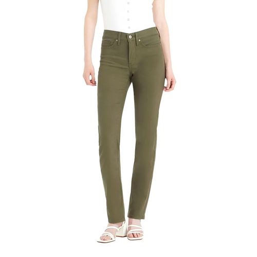 Pantalón de mezclilla Levi's misses verde 19627-0231