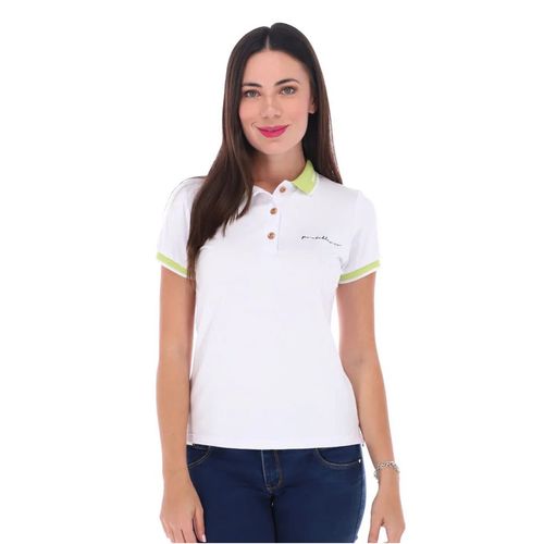 Playera Polo Para Dama Porto Blanco Blanco DPE-2224