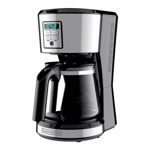 Cafetera eléctrica Black and Decker acero cm1231s-la