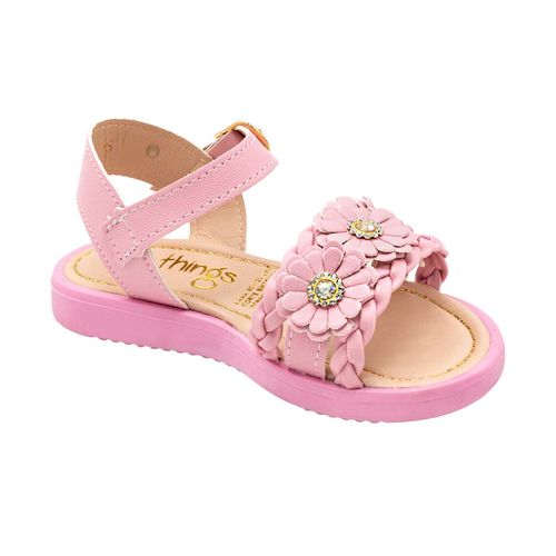 Sandalia casual para niña My Things rosa 1518