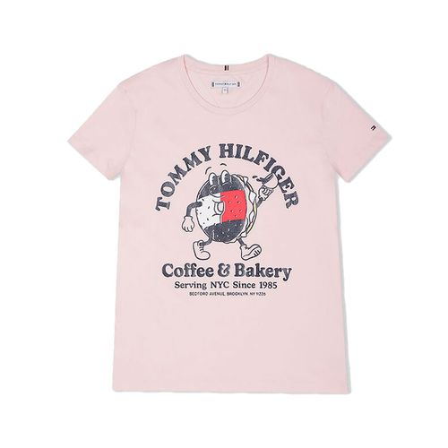 Playera Para Niña Tommy Hilfiger Rosa KG0KG07837