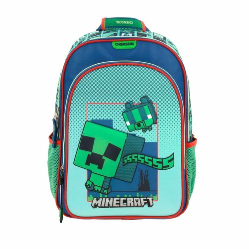 Mochila Chenson Minecraft Azul MC66007-9