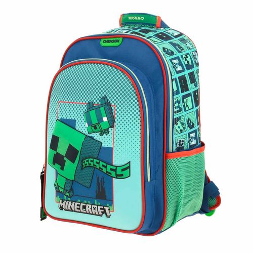 Mochila Chenson Minecraft Azul MC66007-9