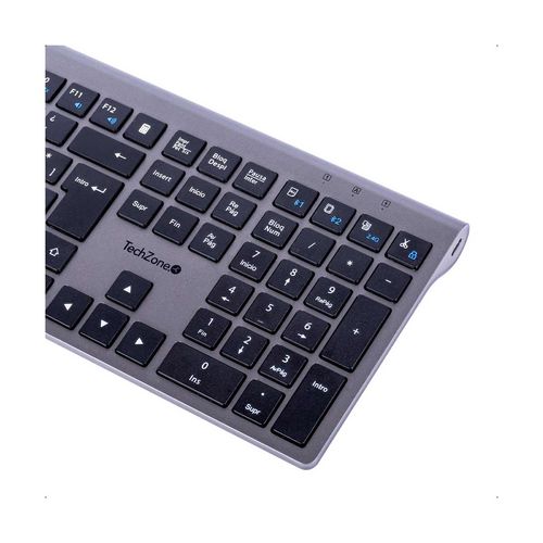 Teclado bluetooth wifi Techzone negro tzactcb01