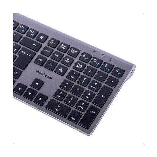 Teclado Bluetooth Wifi Techzone Negro TZACTCB01