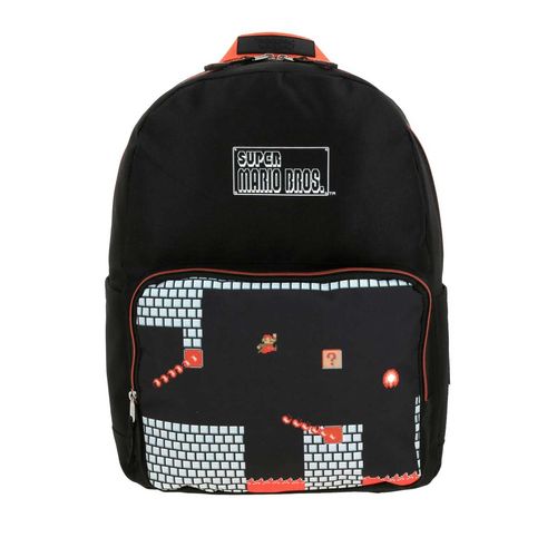 Mochila Mario Bros 1818 Negro MB66156-3