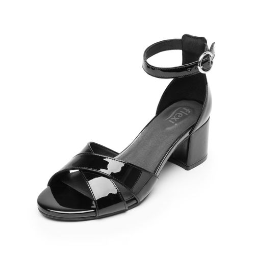 Sandalia De Vestir Para Dama Flexi Negro 106414