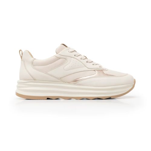 Tenis Casual Para Dama Flexi Beige 127102