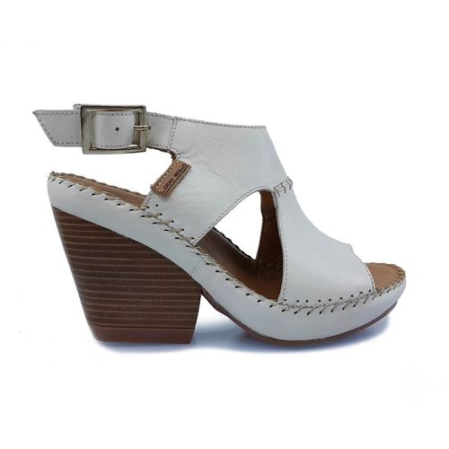 Sandalia Casual Para Dama Lobo Solo Beige 3419