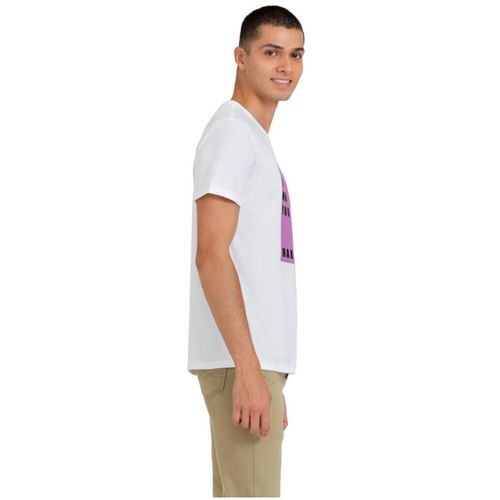 Playera Casual Para Caballero Denizen Blanco 95708-0038