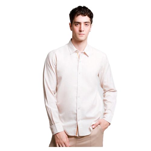 Camisa Casual Para Caballero Lob Beige CCCN1390