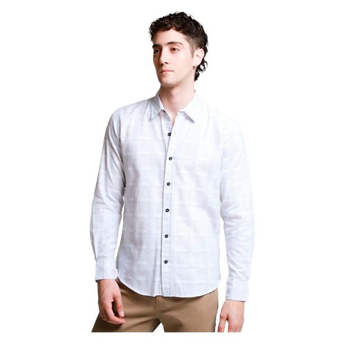 Camisa Casual Para Caballero Lob Blanco CCCN1391