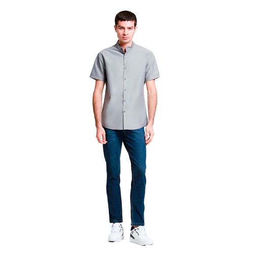 Camisa Casual Para Caballero Lob Gris CCCK0802