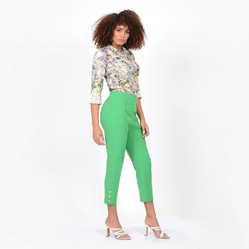 Pantalón Casual Para Dama Lo'Fassi Verde 8654-C