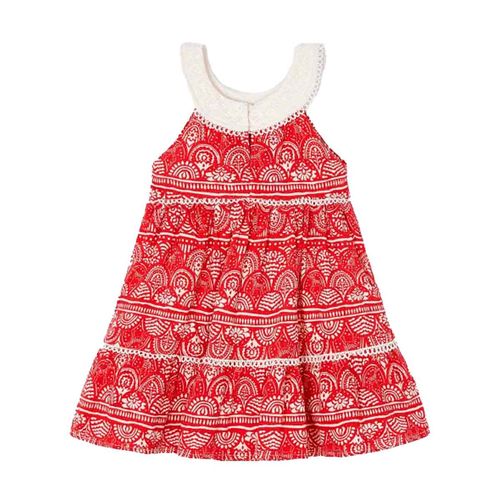 Vestido Casual Para Niña Mayoral Rojo 3935