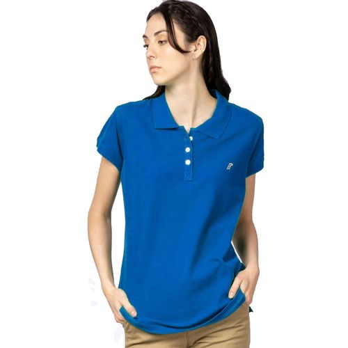 Playera Tipo Polo Para Dama Tucane Azul MAGIC ORIGINAL