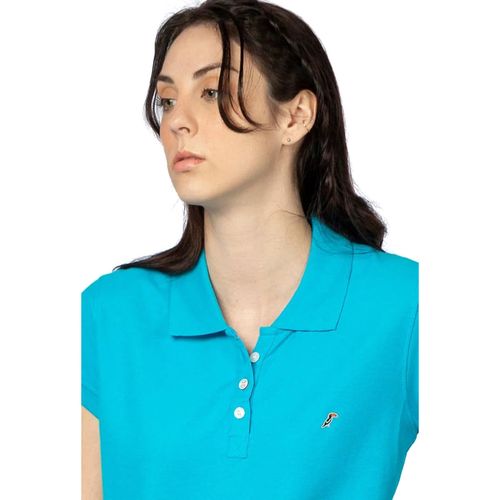 Playera Tipo Polo Para Dama Tucane Azul MAGIC ORIGINAL