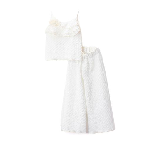 Conjunto Casual Para Niña Choys Blanco 10325