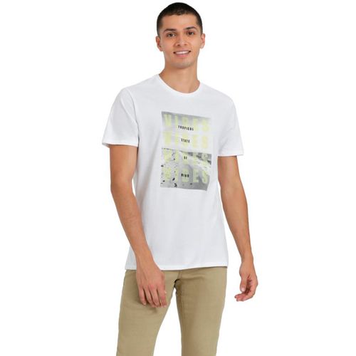 Playera Casual Para Caballero Denizen Blanco 95708-0030