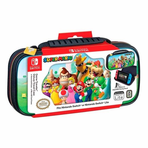 Estuche Para Switch Mario Family Nintendo Negro NNS53A