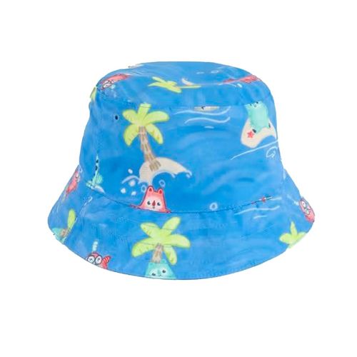 Gorro Bucket Reversible Para Bebé Mayoral Azul 10660