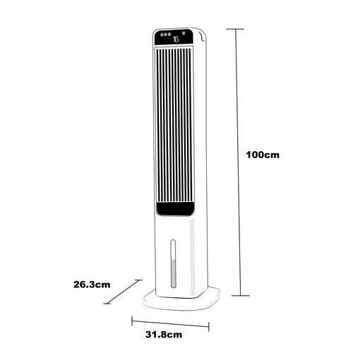 Enfriador De Aire Evaporado Kiunit Blanco KNT-MF01R