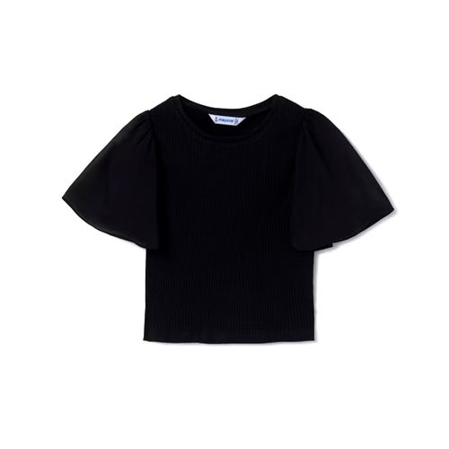 Playera casual para jovencita Mayoral negro 6004