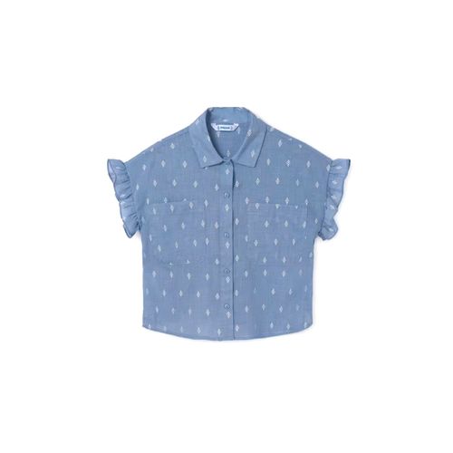 Blusa casual para jovencita Mayoral azul 6105
