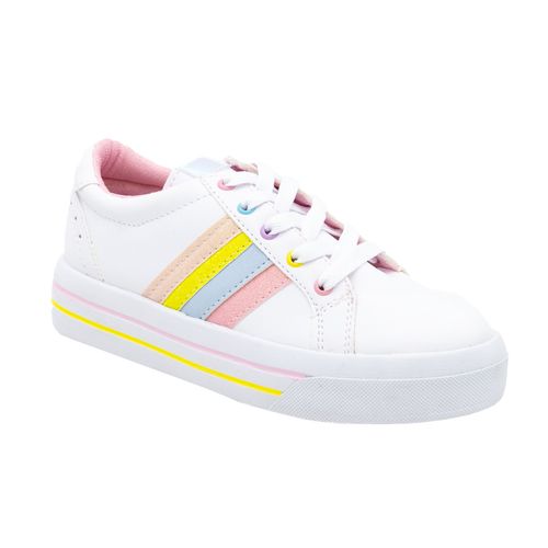 Tenis Casual Para Niña My Things Blanco 2722-M