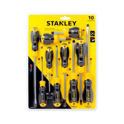 Juego De Desarmadores Stanley Amarillo STMT60100-LA